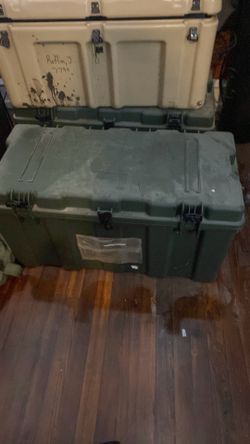 Army Traveling Chest x3
