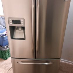 Stainless Steel GE Refrigerator 