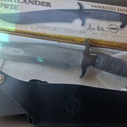 Gil Hibben HIGHLANDER Bowie Damascus EDITION 