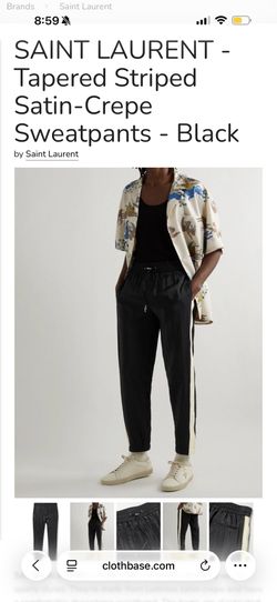 Authentic Saint Laurent Sweatpants Dead Stock $200