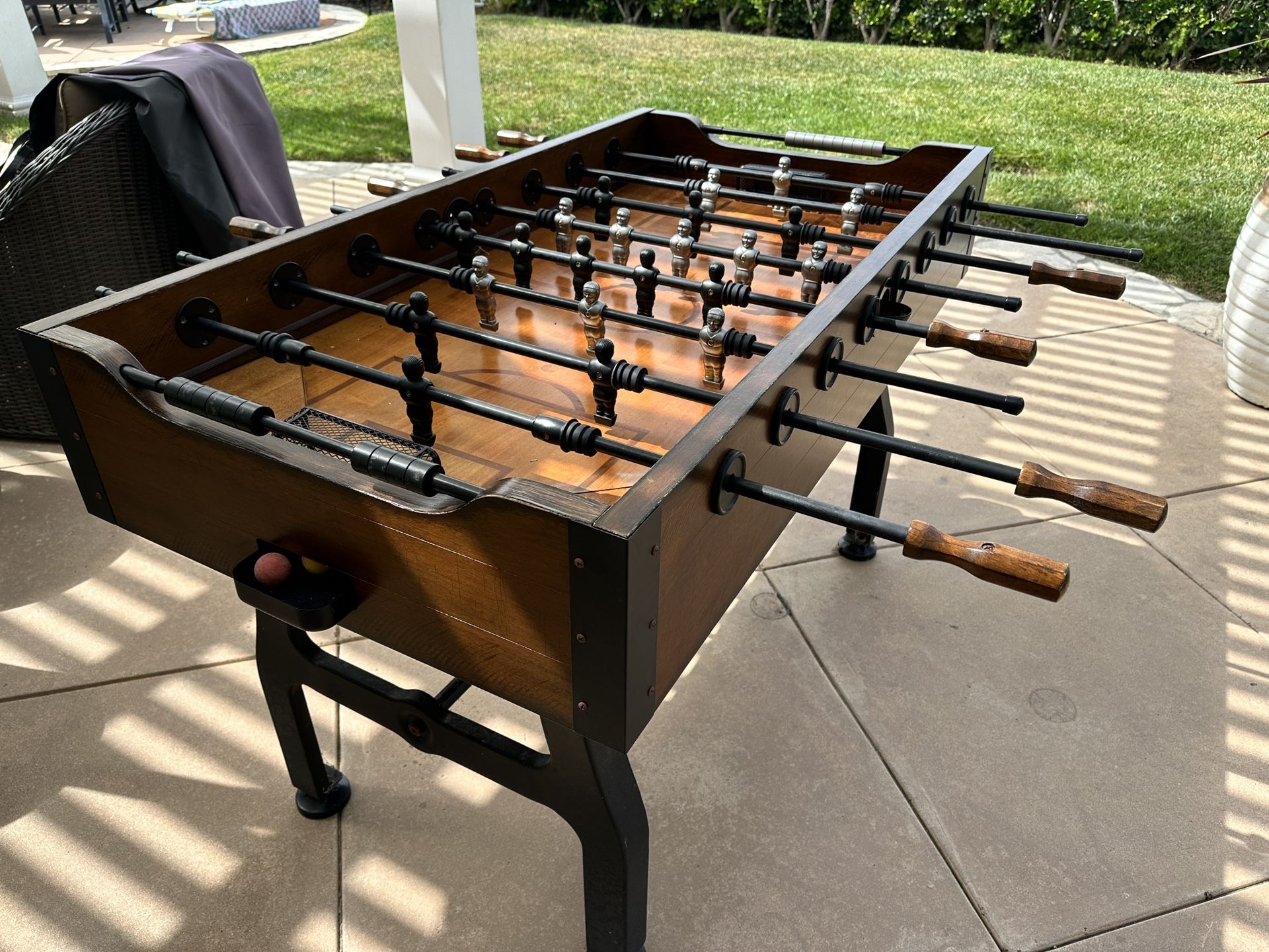 Solid Wood Foosball Table With Cover