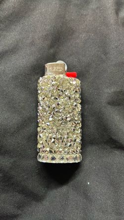 Crystal covered mini bic