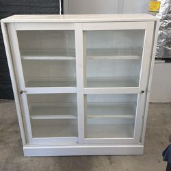 Glass door cabinet