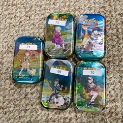Pokémon Trading Card Game Mini Tins – Set of 5