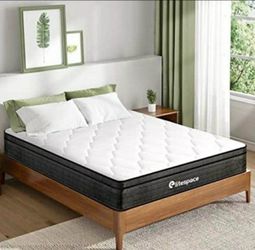 New 10-Inch QUEEN MATTRESS Medium Firm with Individual Pocket Spring Breathable Comfortable Sleep