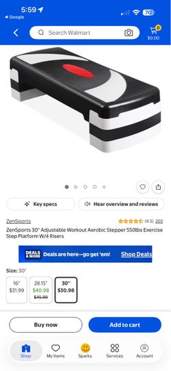 Adjustable stepper