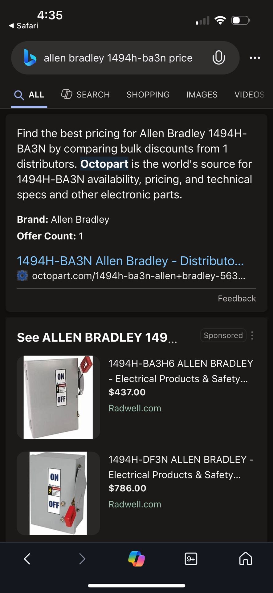 Allen Bradley Main Control Shutdown Box