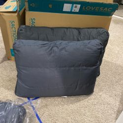 Love Sac back cushions 