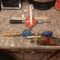  Stanley Hand Drill & Egg Beater Style Hand Drill ONLY!