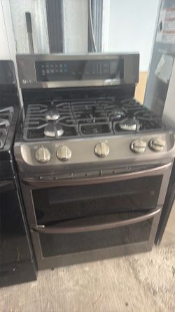 Lg double oven gas stove