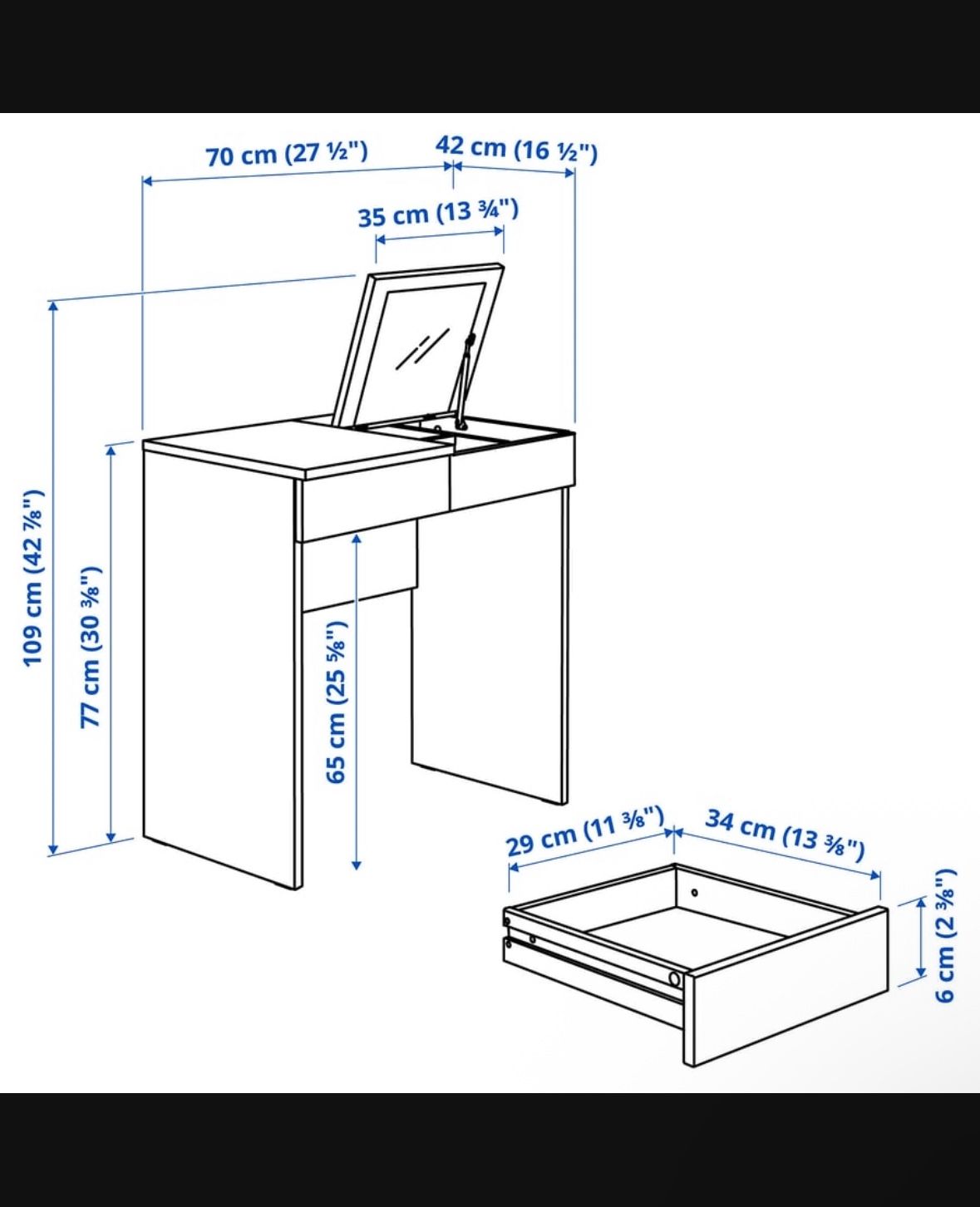 Makeup Vanity Desk