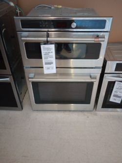 Ge Cafe Wall Oven W/Convention Microwave