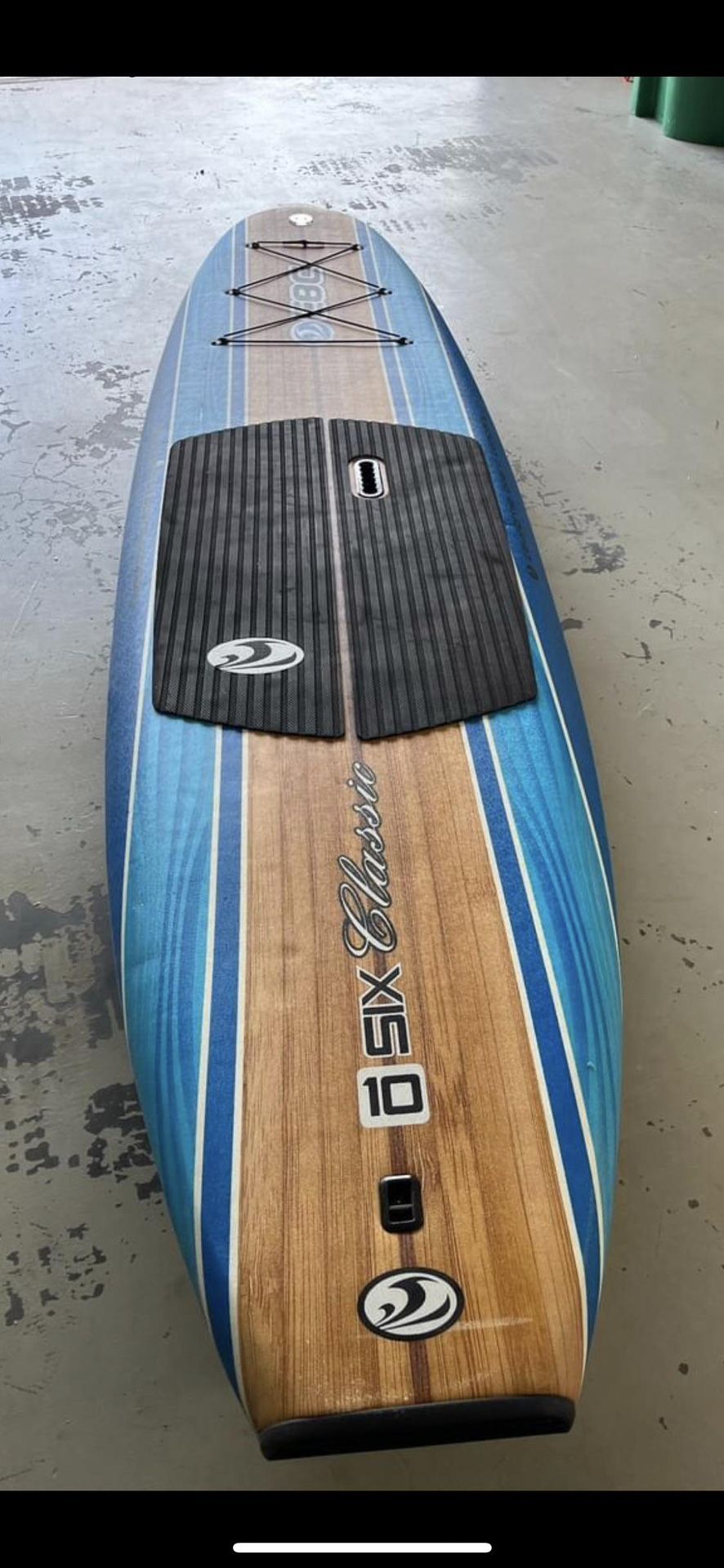 (2) California board company CBC Hydra 10'6 Foam SUP Pkg w/Paddles, triple fins