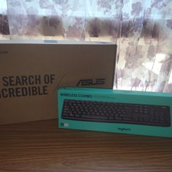 Asus Chromebook Laptop / Logi Wireless Keyboard Combo