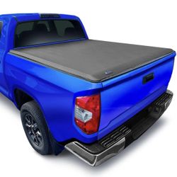 30-42 Tyger Auto T1 Soft Roll-up Truck Bed Tonneau Cover Compatible with 2022-2024 Toyota Tundra | 5.5' (67") Bed | TG-BC1T9062