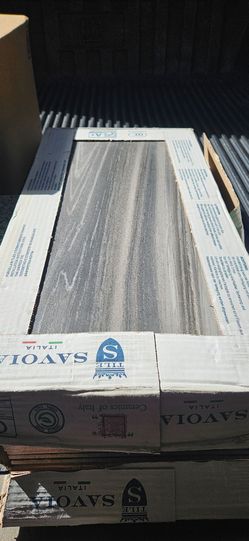 Grey porcelain tile