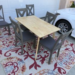 All woos Dining table set with 6 chairs