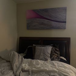 Full Size Bed Fram/ Could Possible For A Queen 
