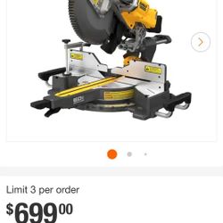 60V Lithium-Ion 12 in. Cordless Sliding Miter Saw (Tool Only)
