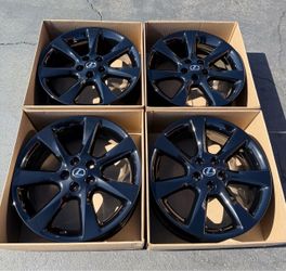 19” Lexus RX350 Gloss Black Wheel Exchange Rim Swap Exchange Powder Coat Exchange