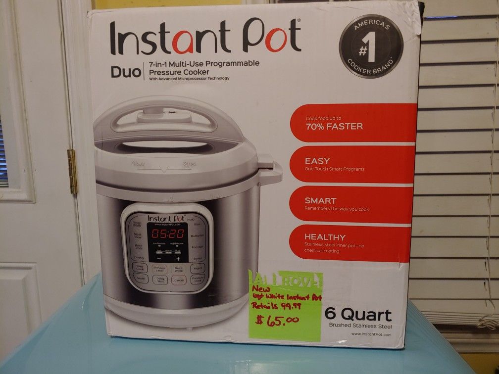 Instant pot 6qt 7in1 multi cooker