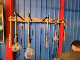 Steel Pipe Lighting Any COLOR Any Shape Any Size