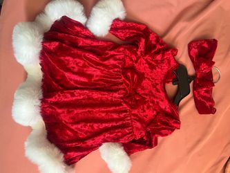 3 month Christmas dress with head band