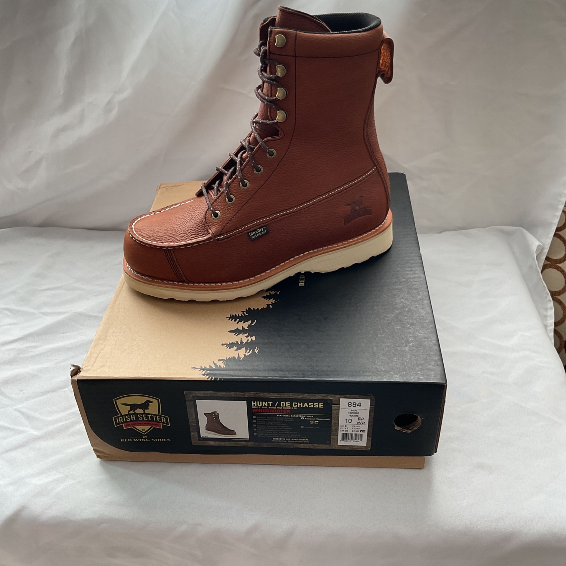 Red Wing Men’s Boots Size 10 New