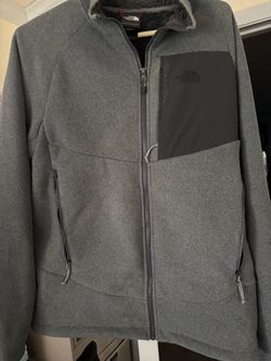 Men’s The North Face Gray Fleece Full-Zip Jacket