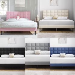 NEW TWIN FULL QUEEN KING SIZE BED WITH MATTRESS AND FREE DELIVERY 