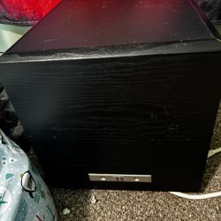 Home movie speakers: jbl subwoofer pb10 180 watts and 6 Rockville HP4S-8 4" speakers