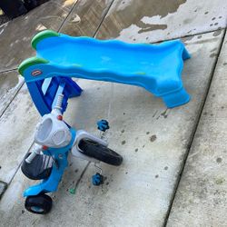 Little Tikes Slide/water Slide, Trike, Basketball Stand