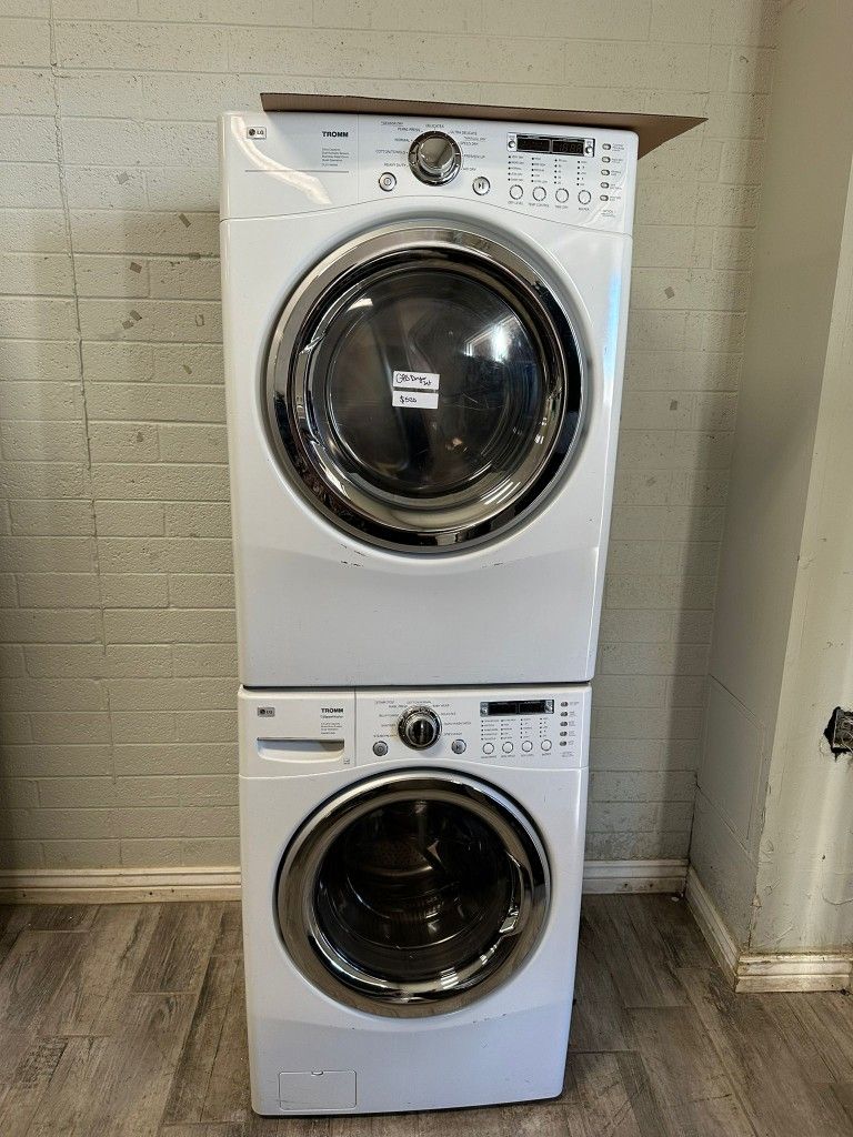 LG washer and dryer set electric with warranty gas dryer