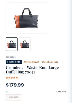 GRUNDENS - BAG, NEW WITH TAGS