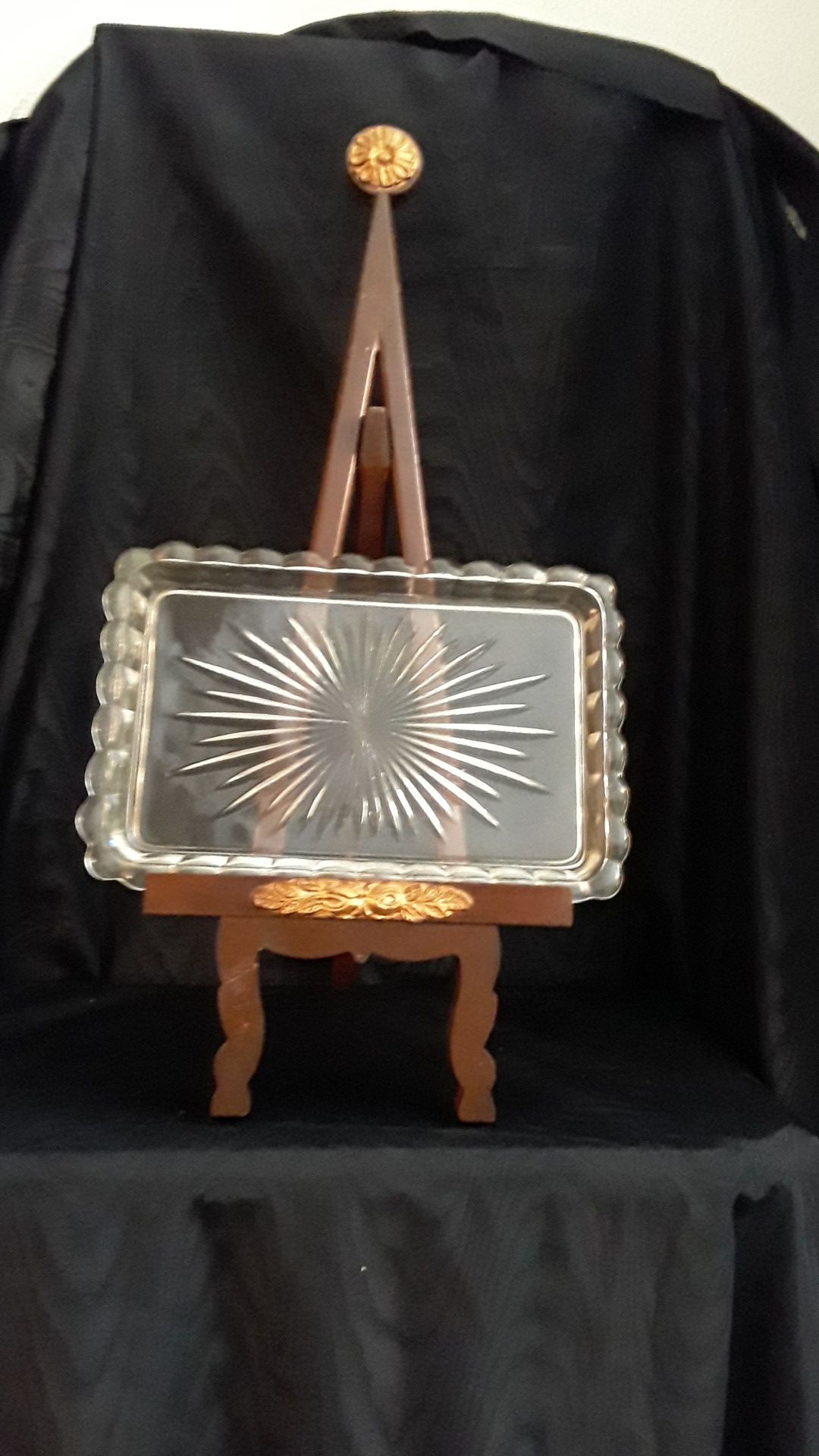 Antique glass dish