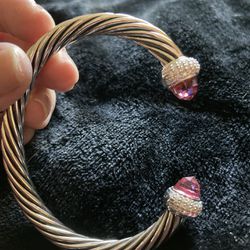 David Yurman Pink Tourmaline “candy” Bracelet