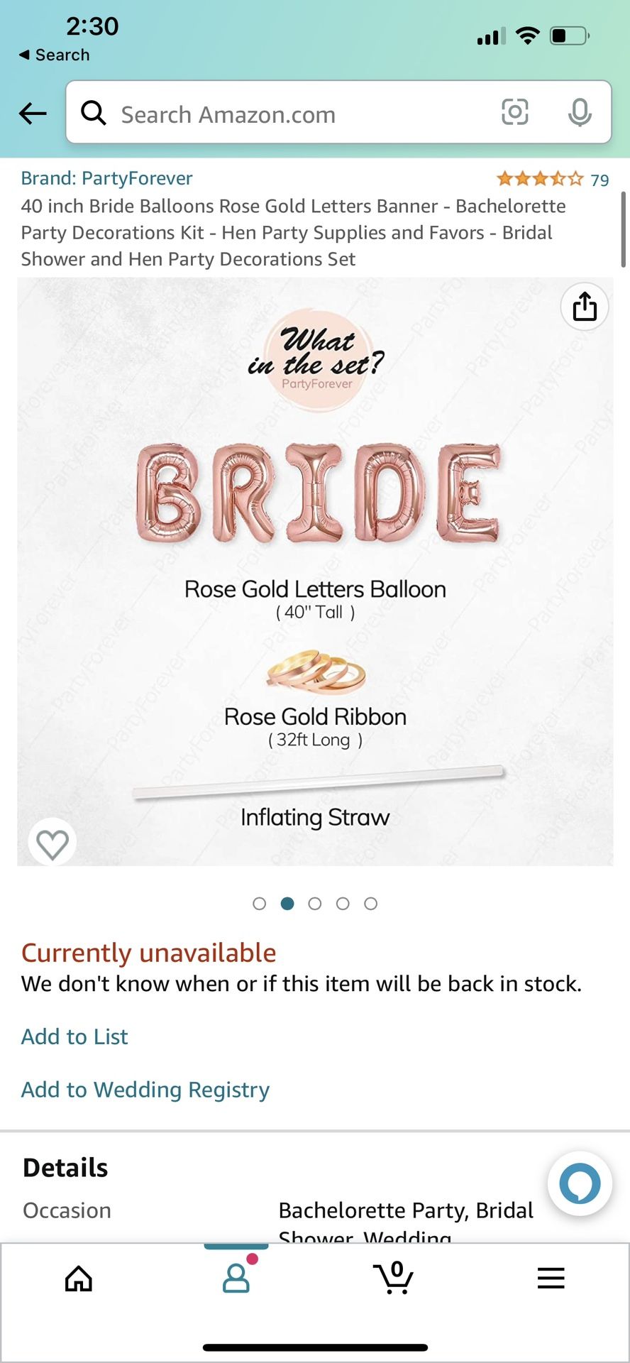 Bride Balloons