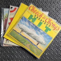 Cheech and Chong Vintage LP Records Lof Of 4