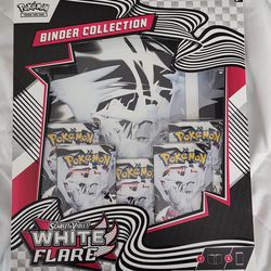 Pokemon White Flare Binder Collection $50