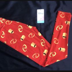 New Lularoe Disney Incredibles OS leggings