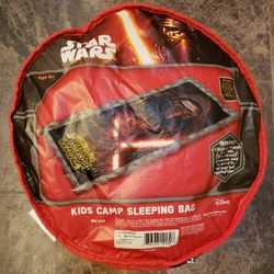 Kids Sleeping Bag "STAR WARS THE PFORCE AWAKENS" Disney, Close to New!