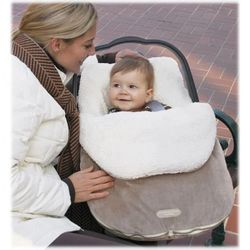 JJ Cole BUNDLE ME Sherpa Lined Stroller/Car Seat Bunting Cover Warm
