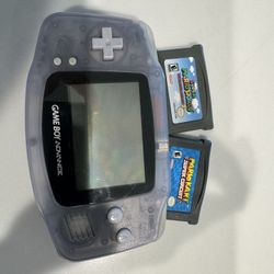 Gabe Boy Advance With 2 Mario Games
