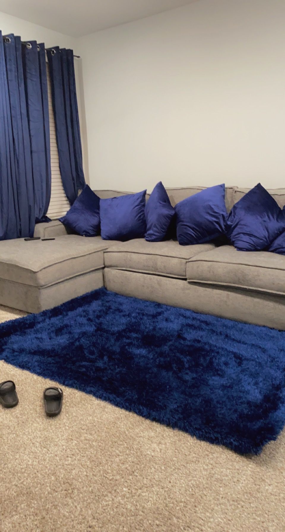 **For Sale: Modern Gray Sectional Sofa from Nebraska Furniture Mart**