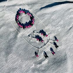 Handcrafted Crystal Fashion Set, Gift Set