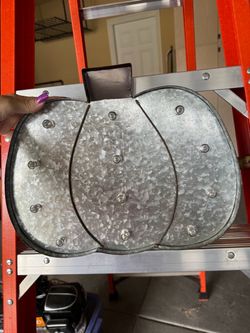 Light up thanksgiving pumpkin