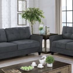 2pc Sofa & Loveseat 