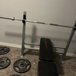 Weight Set And Bench