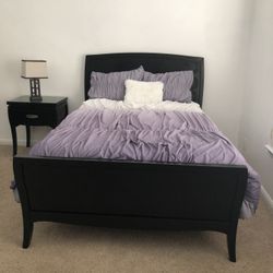 3 Pc Full/Twin Bed  Belle Noir  