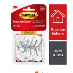 3m  Clear Clips  Or 3m Small White
